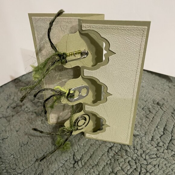 Hand Crafted Other - Handcrafted Blank Card  4.25" x 5.5" with envelope. BUNDLE ONLY